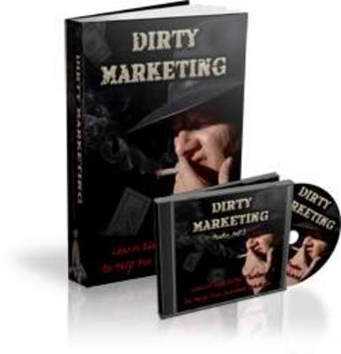 Product picture Dirty Marketing eBook and Audio with MRR